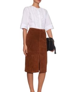 M.I.H jeans Drake Suede Midi Skirt - Med